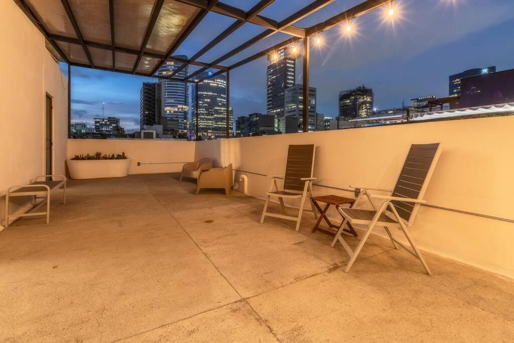 L102 New Studio Apt 1Bdrm 1Bath Ac Rooftop Villa Mexico City Exterior photo